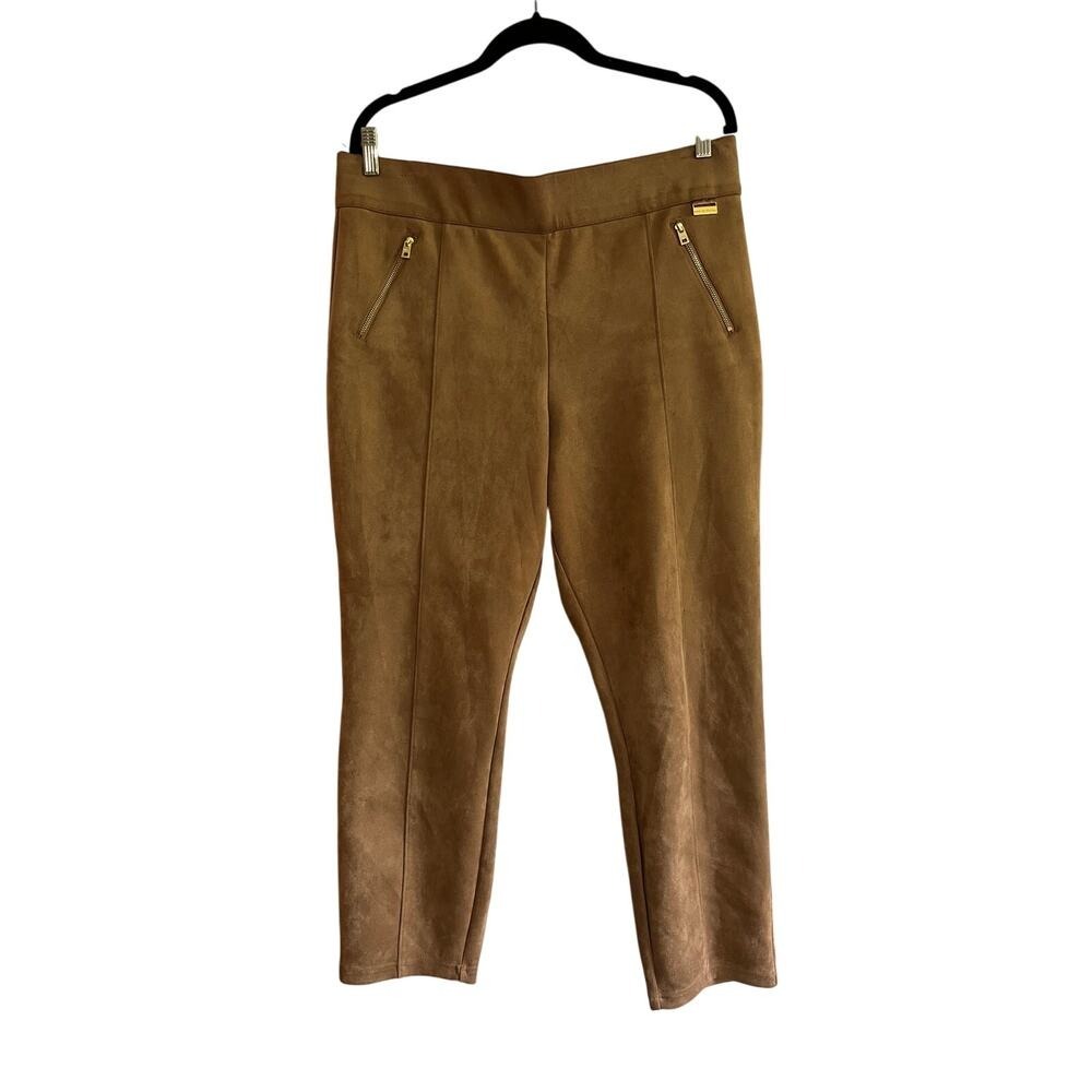 Marc New York Faux Suede Straight Pant
